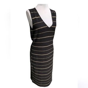 Ralph Lauren Black Linen Knit Dress